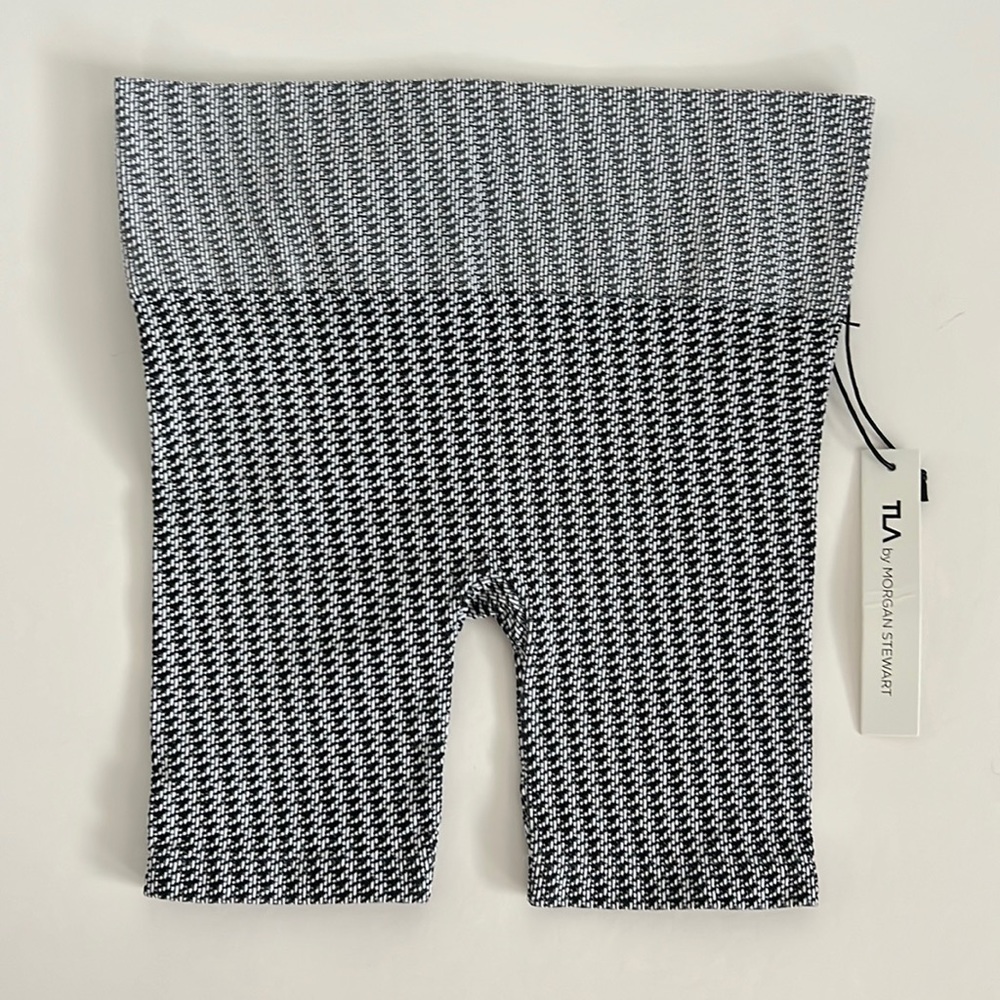 TLA by Morgan Stewart Houndstooth Biker Shorts M/L